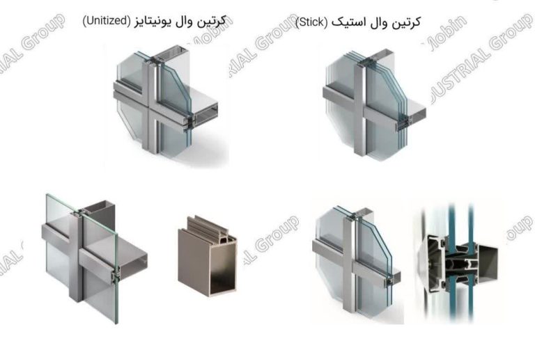 تجهیزات کرتین وال