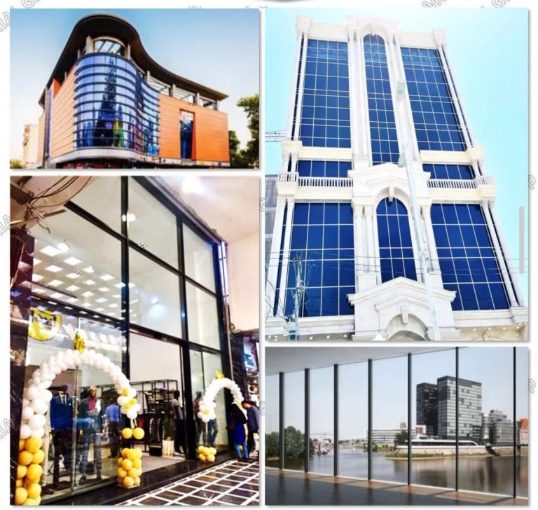 نمای شیشه ای کرتین وال